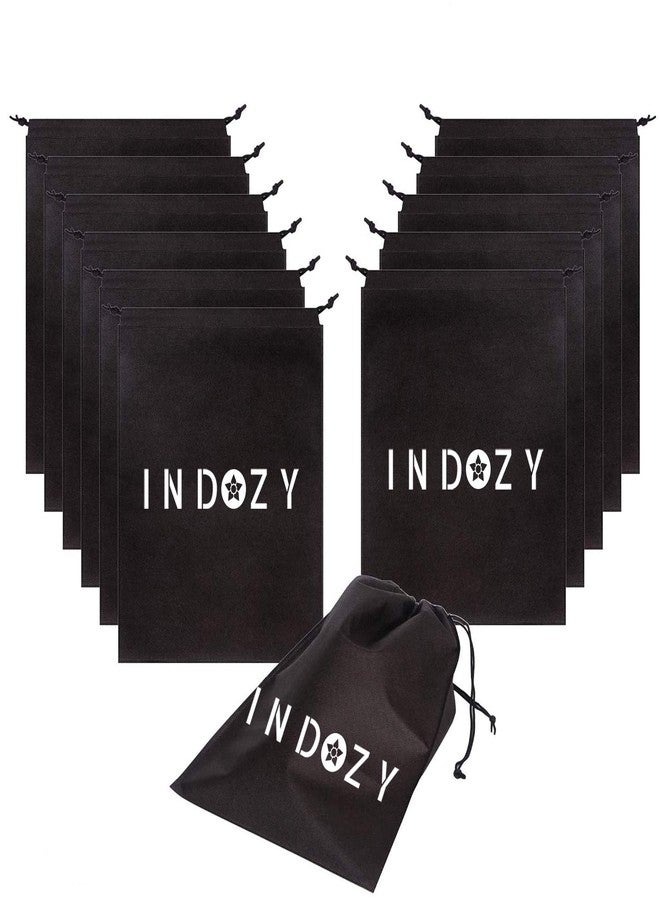 INDOZY Non Woven Travel Shoe Cover, String Bag Organizer for Shoes (IND-SB-BLP12) - Image 1